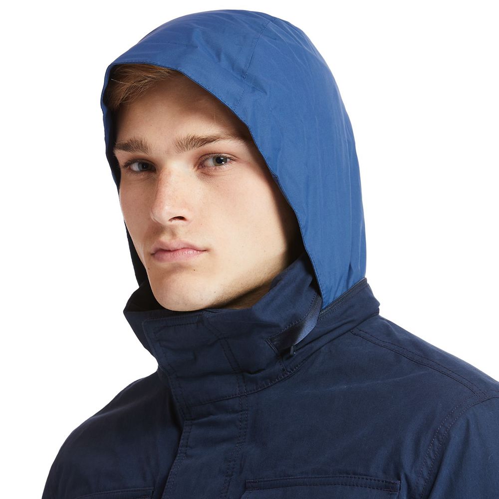 Chaquetas Timberland Argentina Hombre - Snowdon Peak 3-In-1 M65 Waterproof - Azul Marino - KOCSXQ-46